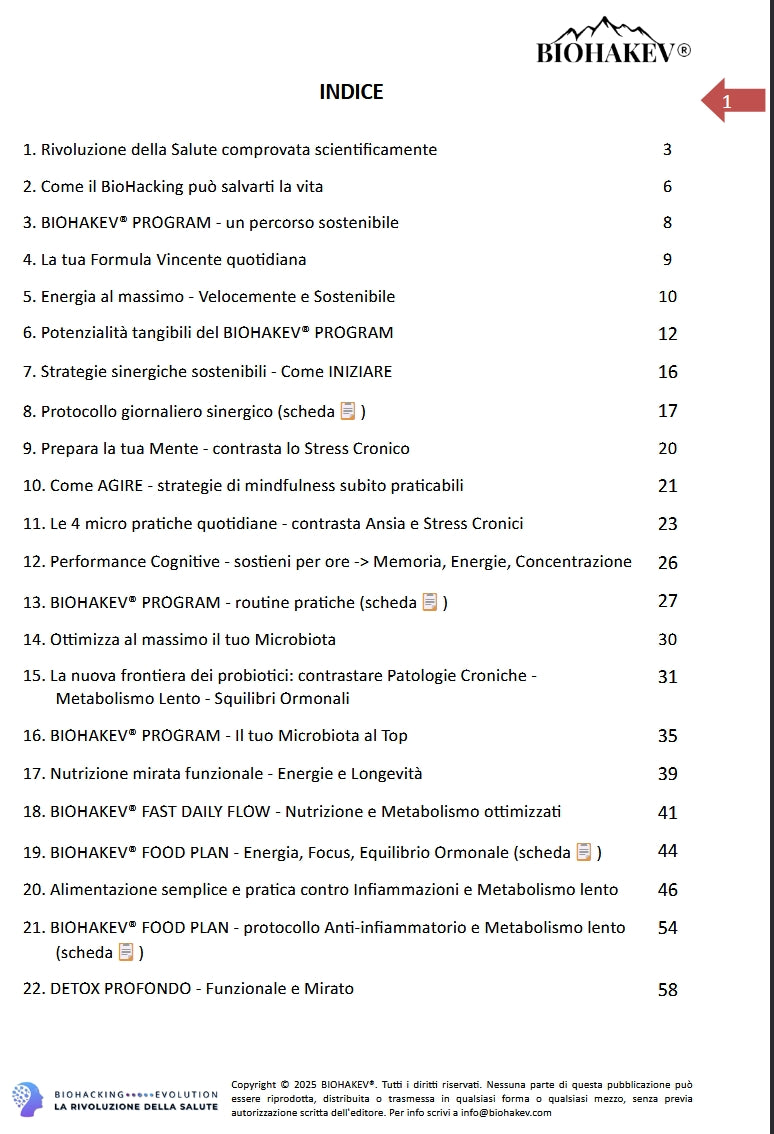 BIOHACKING SPIEGATO BENE - EBOOK