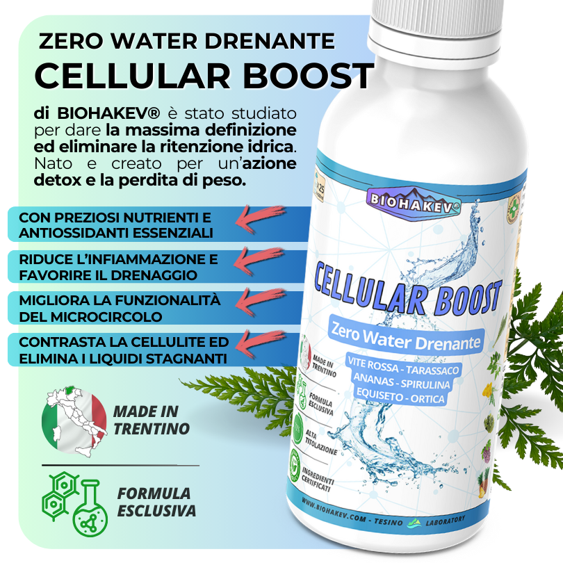 CELLULAR BOOST Zero Water Drenante