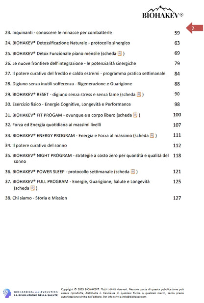KIT METABOLIC DETOX - BIOHACKING eBook